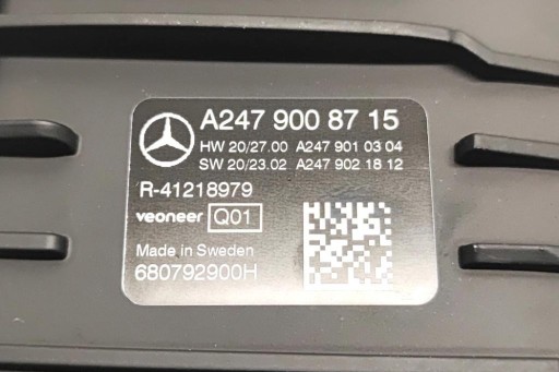Камера передняя mercedes-benz b-class sports tourer (w247) a2479008715 0.0л