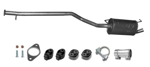 08.34 - FORD TRANSIT CONNECT 1.8 2004-2013 СРЕДНИЙ ГЛУШИТЕЛЬ