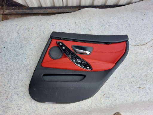 side door right rear part BMW F36 leather red 17R