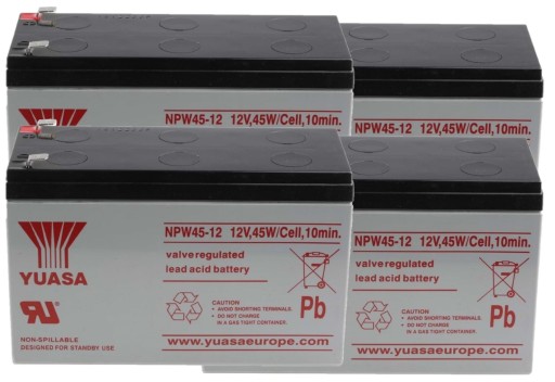 Apcrbc59 rbc 59 #59 комплект батарей yuasa ups apc 4x npw45-12 12 в 7,5 ач