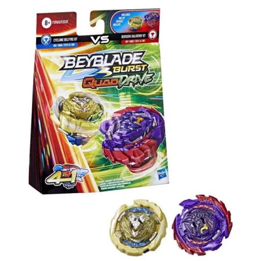 Beyblade Quad Drive Cyclone Belfyre et Berserk Balderov Duopack