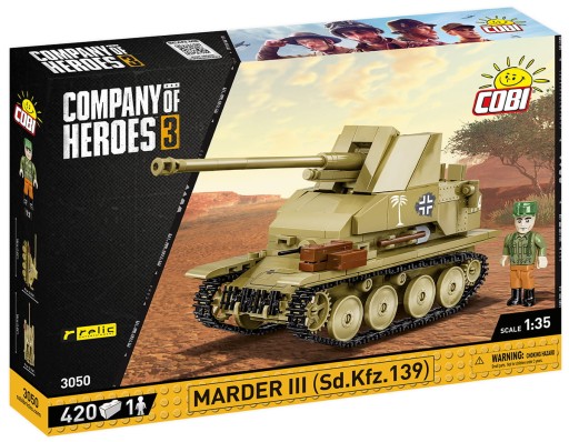 COBI-3050 Tank Marder III Sd.Kfz.139 heroes 3