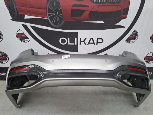 Bmw g11 g12 lci m-pack задній бампер оригінальний заморожений темно-сріблястий ww07