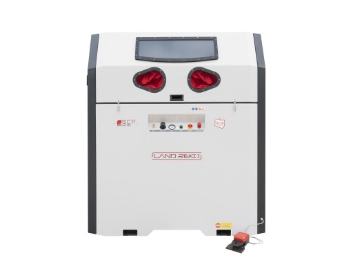 ПОЛЬСКАЯ ШЛИФОВАЛЬНАЯ МАШИНА С КАБИНОЙ ДАВЛЕНИЯ, КАМЕРА 1800 Л