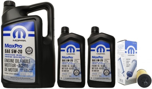 MOPAR 5W20 7L + ФІЛЬТР 68191349AB CHRYSLER DODGE