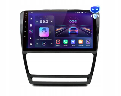 Навигационное радио Skoda Octavia 2 Android 2 ГБ оперативной памяти