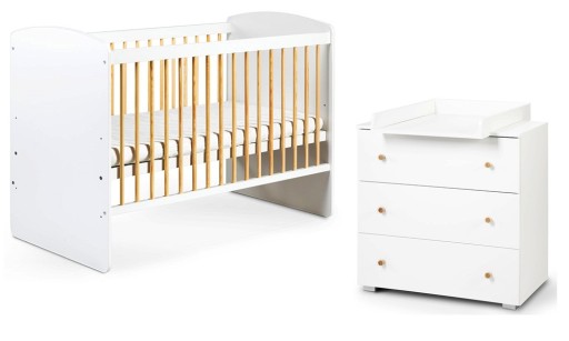 KLUPŚ KAROLINA BIEL-SOSNA Комплект меблів для дитячого ліжечка