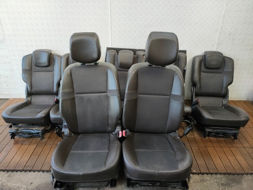 RENAULT SCENIC III 09-16 innere Sitze Türverkleidung Verkleidung TUNEL 7-OSOB Halbleder