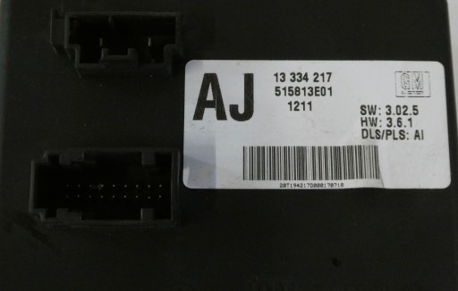module HAKA HOLOWNICZEGO bonnet OPEL INSIGNIA A KOMBI