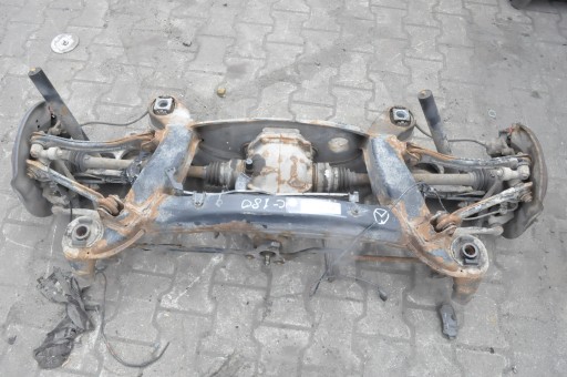 Mercedes w203 купе 1.8k 143km задняя балка подвески 2033506659 + ось