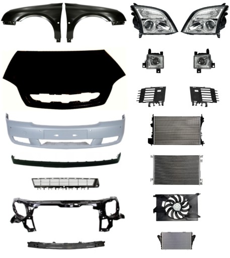 2476 - Opel Vectra 01-05 Бампер Ремінь Капот Крило