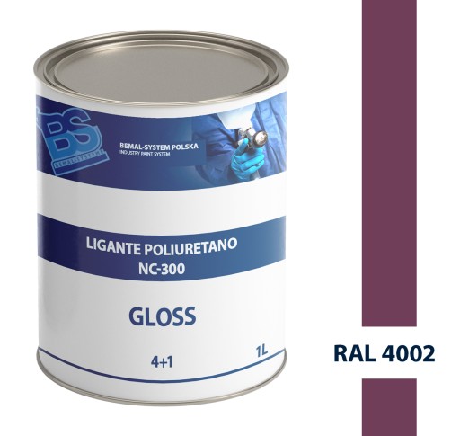 BEMAL СУДОВАЯ КРАСКА-ПОЛИУРЕТАНОВЫЙ ЛАК - 1L-RAL 4002