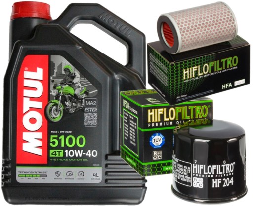 MOTUL 5100 НАБІР МАСЛА 10W40 4L ФІЛЬТРИ HONDA CB600 HORNET 03-07