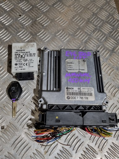 7790798 6905666 - Bmw e46 320d lift ews set контролер комп dme 7789572