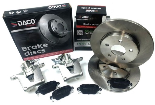 RZ027 - 2X ЗАТИСКАЧІ ЗАДНІ ДИСКИ КОЛОДКИ ДЛЯ FORD MONDEO MK3 УНІВЕРСАЛ