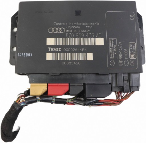 AUDI A2 module control unit KOMFORTU 8Z0959433AC