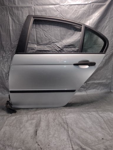 Tür links hinten BMW E46 Sedan k: Titansilber Metalic 354