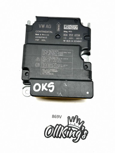 AUDI Q5 SQ5 80A FY module unité de commande électronique uce airbag airbag WYSTRZELONY 80A959655N