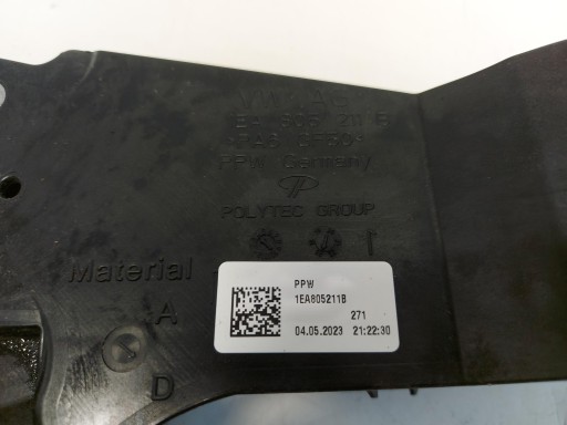 SKODA ENYAQ 5LA E-TRON ID4 Support plaque falownika 1EA805211B