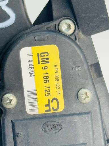 PEDAL potentiometer Gas OPEL VECTRA C 2005-2008 9186725