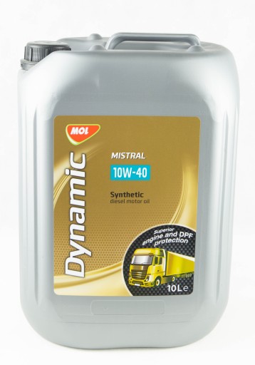 МОЛ 10W40 ДИНАМИК ТРАНЗИТ 10л. МОТОРНОЕ МАСЛО