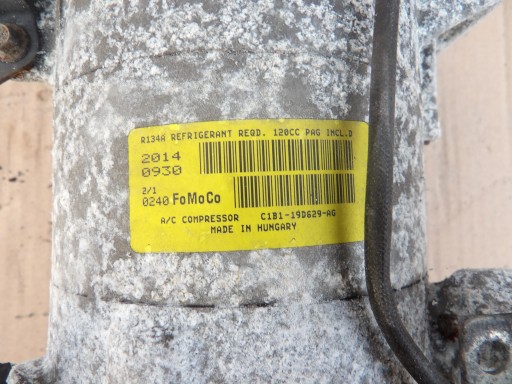 FORD FIESTA MK7 B-MAX compressor of the air conditioning