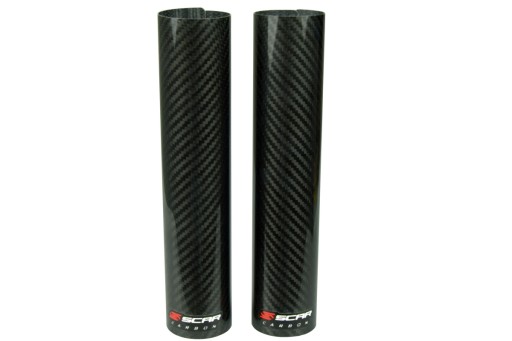 НАКЛІПКИ НА ГОЛІНКИ SCAR RACING ДЛЯ ТЕЛЕСКОПОВ CARBON 240X52MM
