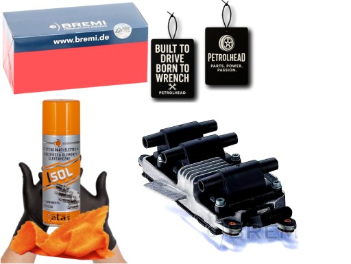 BMI11866T#ECS-PCP+K - Катушка зажигания vw passat 00- bremi #petrolhead pro+ kit4