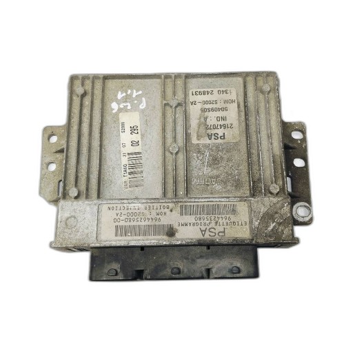 computer control unit of the engine Peugeot 206 1.4 B 9644235680