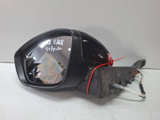 tükör bal 7 PIN PEUGEOT 208 2008 2012