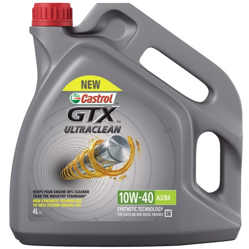 МОТОРНОЕ МАСЛО 10W-40 4L CASTROL GTX ULTRACLEAN