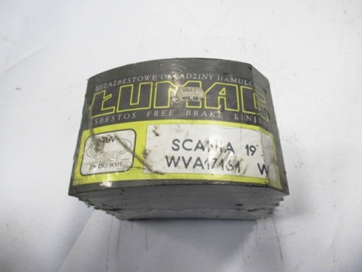 ТОРМОЗНАЯ КОЛОДКА SCANIA 17161; 19W