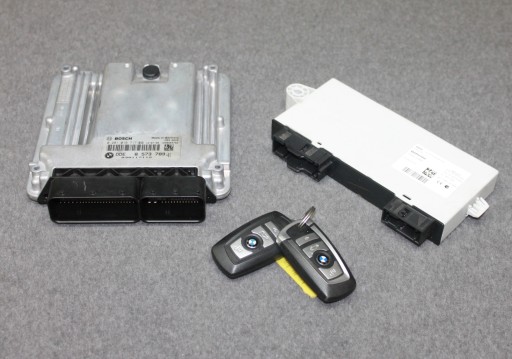 BMW F10 F07 - 258KM 3.0D N57D30A control unit of the engine DDE CAS4 key running board