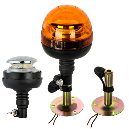 68161 - 12V 24V Flex светодиодный предупреждающий петух с кронштейном