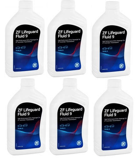 Масло в коробку передач zf 9 chrysler 200 2015-2017 6 х 1л