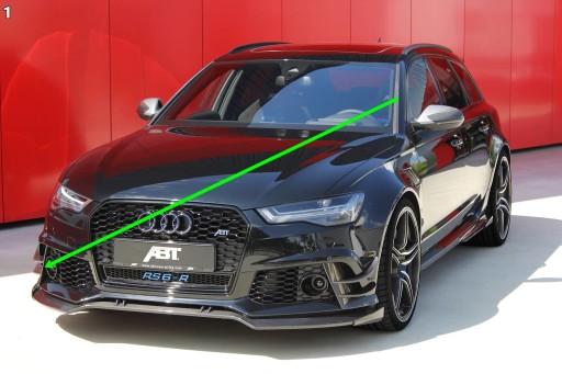 AUDI ABT RS6-R 4G0 C7 CARBON SPOILER grid cap intake accessories right PRZO