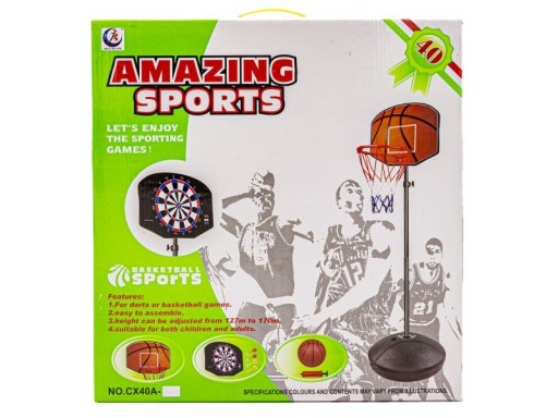 Баскетбольний набір 41,1 х 25,1 х 172 см