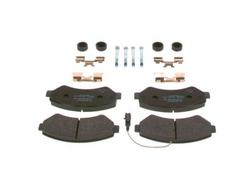 0 986 - ТОРМОЗНЫЕ БЛОКИ БОШ. FIAT P. DUCATO 06- LAD 1600КГ С ДАТЧИКОМ