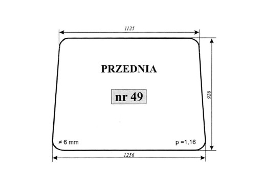 ВЕТРОВОЕ СТЕКЛО MTZ 82 49