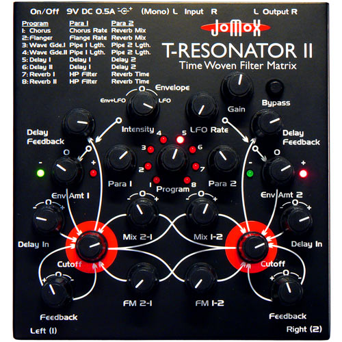 Jomox T-Resonator MK2 Analógový filter Matrix