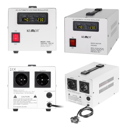 Стабілізатор напруги серводвигун 230v 1000va kemot
