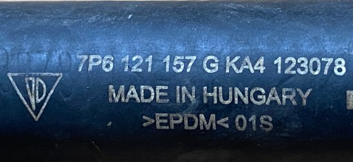 VW TOUAREG 7P 4.2TDI crijevo cijev vode 7P6121157G