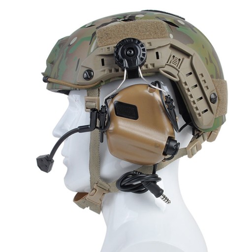 Навушники Earmor M32H у відтінках коричневого та бежевого