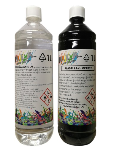 PLASTI LAK ЧЕРНЫЙ ЖИДКИЙ КАУЧУК 1L 1L LPL