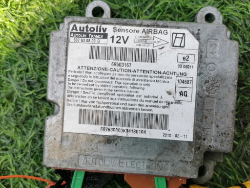 IVECO DAILY module SENSOR control unit airbag 216196945 69503167 607630800G 607