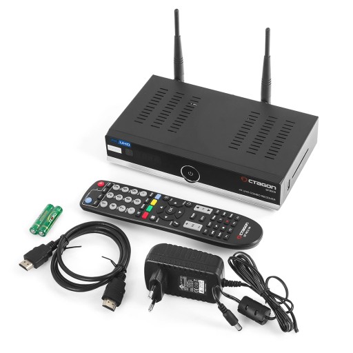 OCTAGON SF8008 4K COMBO тюнер Linux Enigma2 oscam, cccam, список PL
