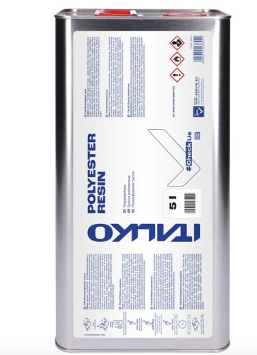 ITALKO ПОЛІЕФІРНА СМОЛА + ЗАТВЕРДЖУВАЧ 5л