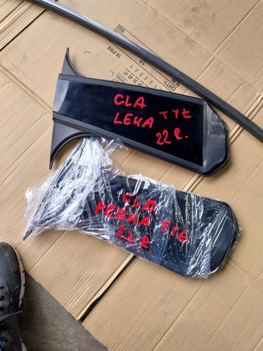 A1186980200 A1186980100 - MERCEDES W118 C118 CLA ЗОВНІШНЯ НАКЛАДКА СТОЙКИ ЛІВА ПРАВА НАКЛАДКА