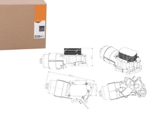 NRF/31328/ZAPS - МАСЛЯНЫЙ ОХЛАДИТЕЛЬ NRF CITROEN BERLINGO 1.6D 05-