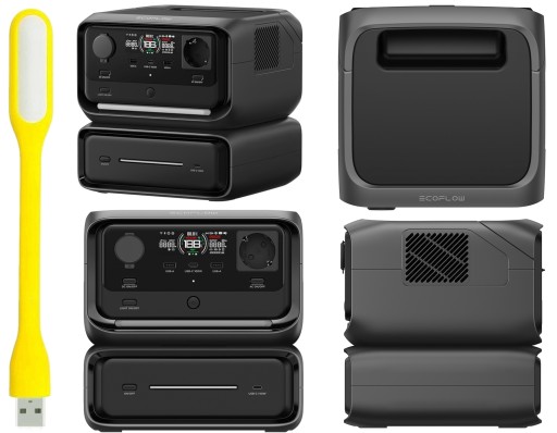 2x ecoflow portable river 3 max power station для телефонів ноутбуків